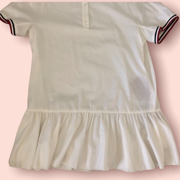 Moncler Gamme Rouge Trim Paplum Polo Dress - Picture 2 of 7